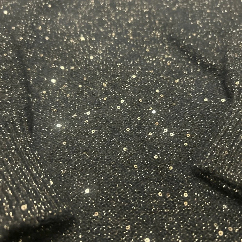 LOFT Shimmer Sweater Navy Size Large - Picture 4 of 5